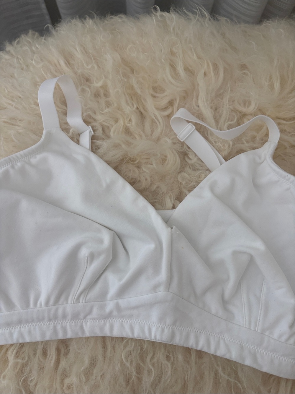 Cosabella White Wireless Bralette